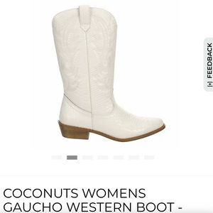 Cowboy boots/ Coconuts womens gaucho western boots
